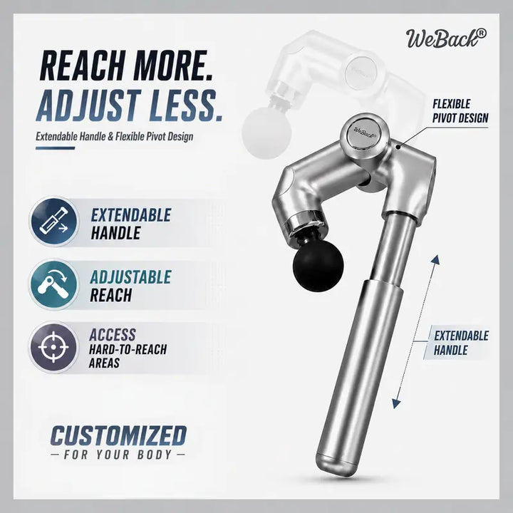 WeBack®  Foldable Curved Electric Fascia Gun