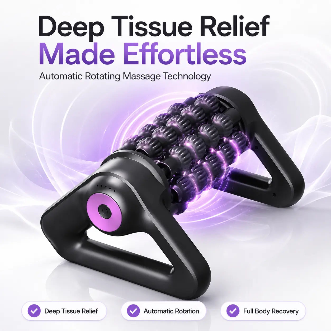 WeBack®   Portable Electric Triangular Roller Massager