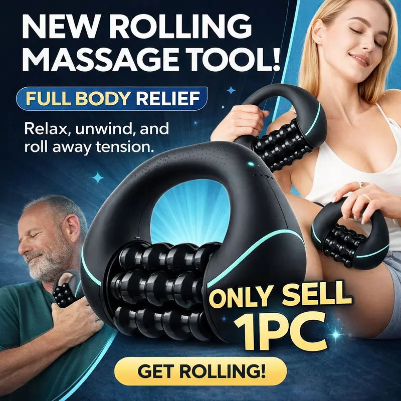 WeBack® Handheld Electric Rolling Massager