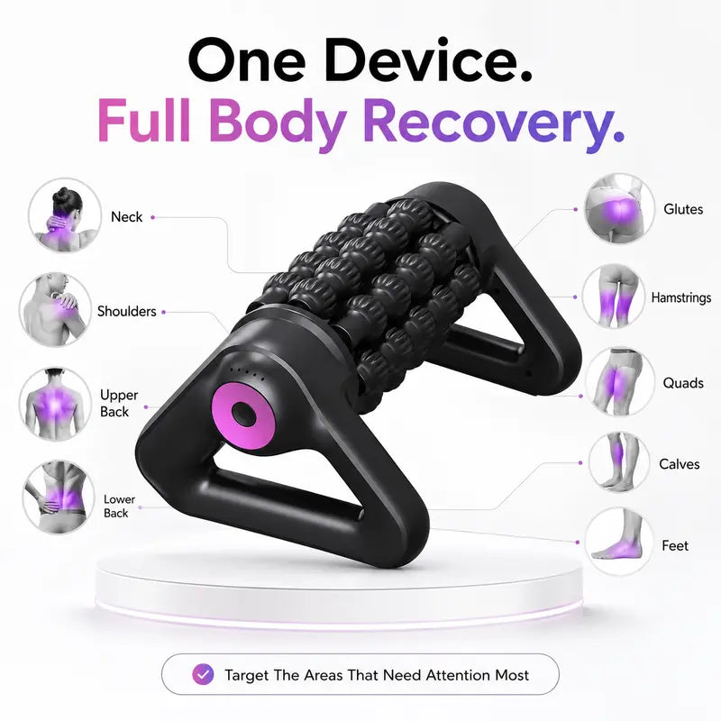 WeBack®   Portable Electric Triangular Roller Massager