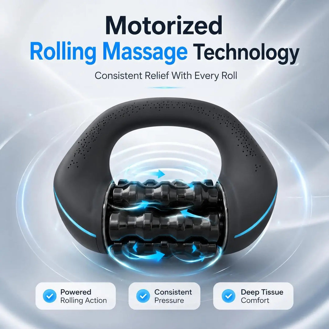 WeBack® Handheld Electric Rolling Massager