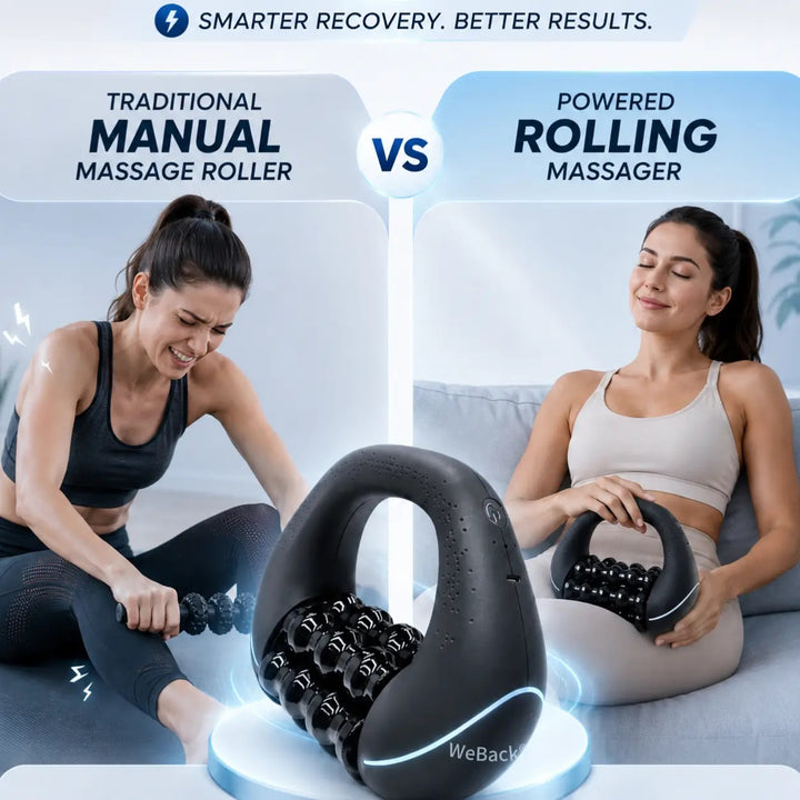 WeBack® Handheld Electric Rolling Massager