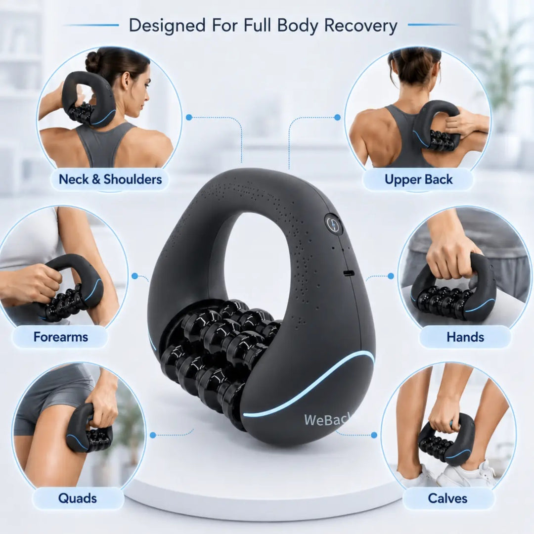 WeBack® Handheld Electric Rolling Massager