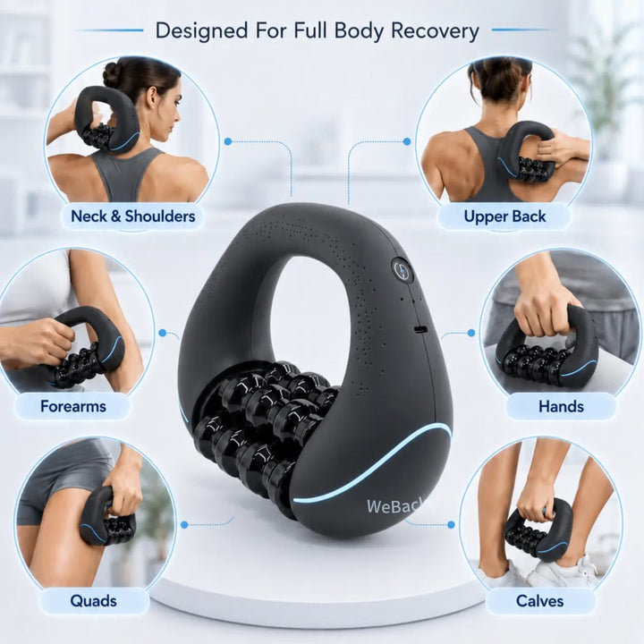 WeBack® Handheld Electric Rolling Massager
